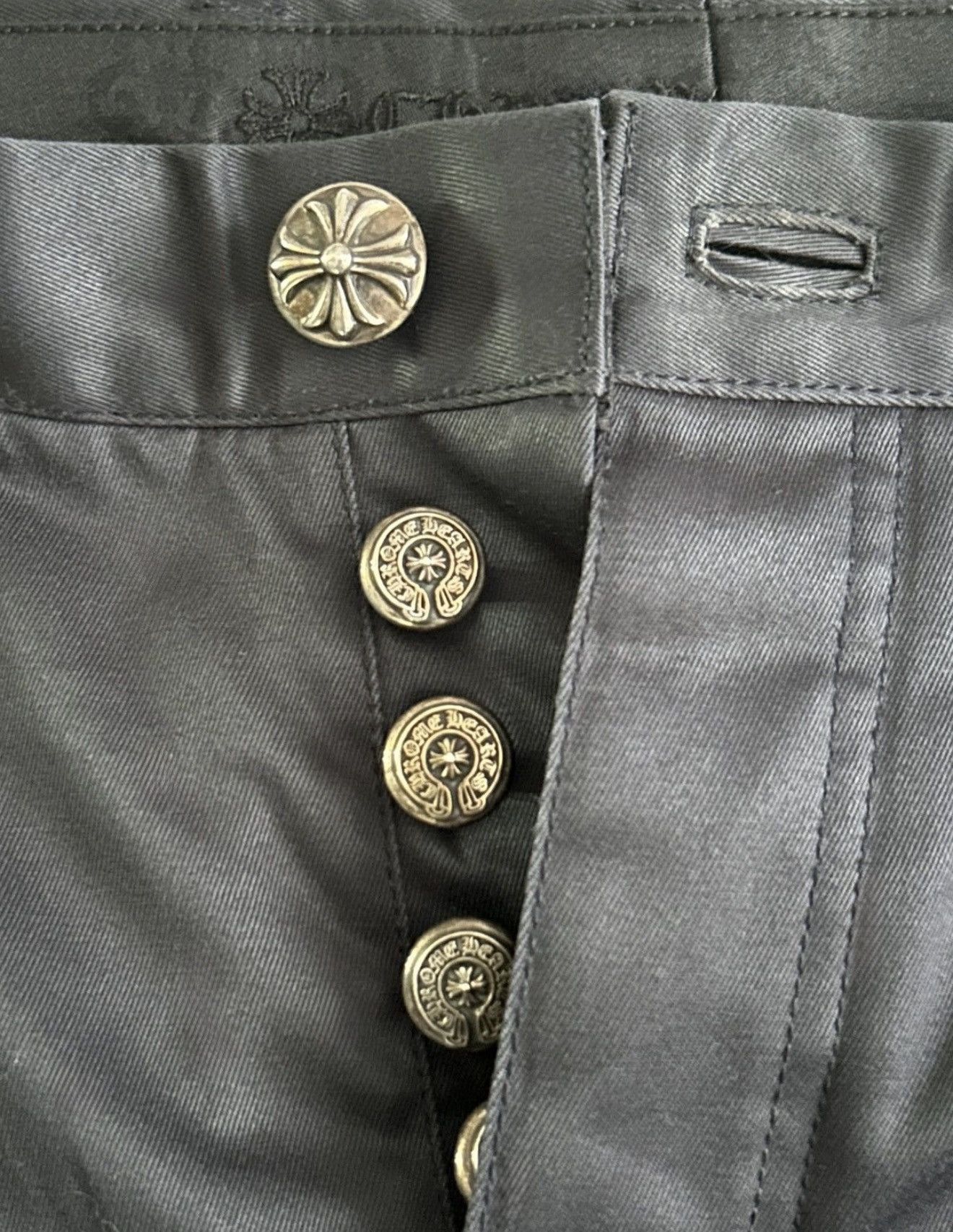 Chrome Hearts Navy Chino Shorts FLAWLESS Size US 32 / EU 48 - 4 Thumbnail