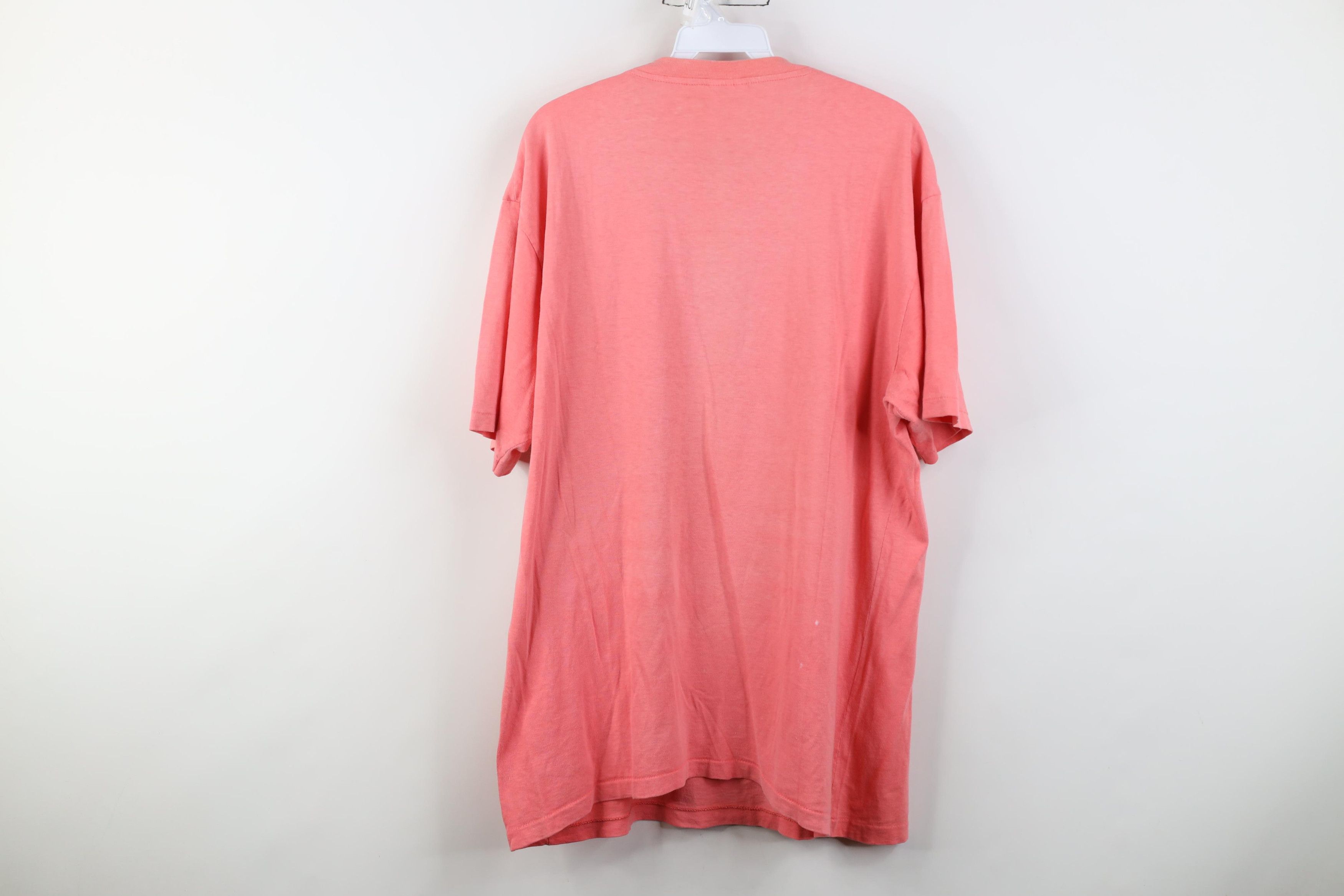 Vintage Vintage 80s Spell Out Chicago Band Henley T-Shirt Pink USA Size US XL / EU 56 / 4 - 12 Thumbnail