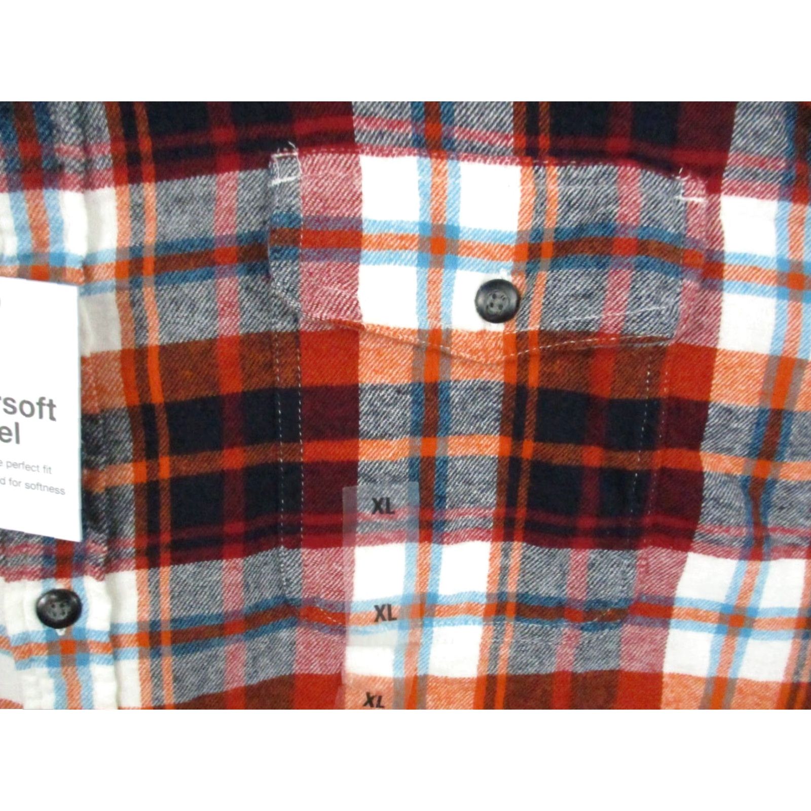 Vintage VINTAGE Sonoma Shirt Men’s Flannel Red Plaid Large Supersoft Collared Button Down NEW Size US L / EU 52-54 / 3 - 2 Thumbnail