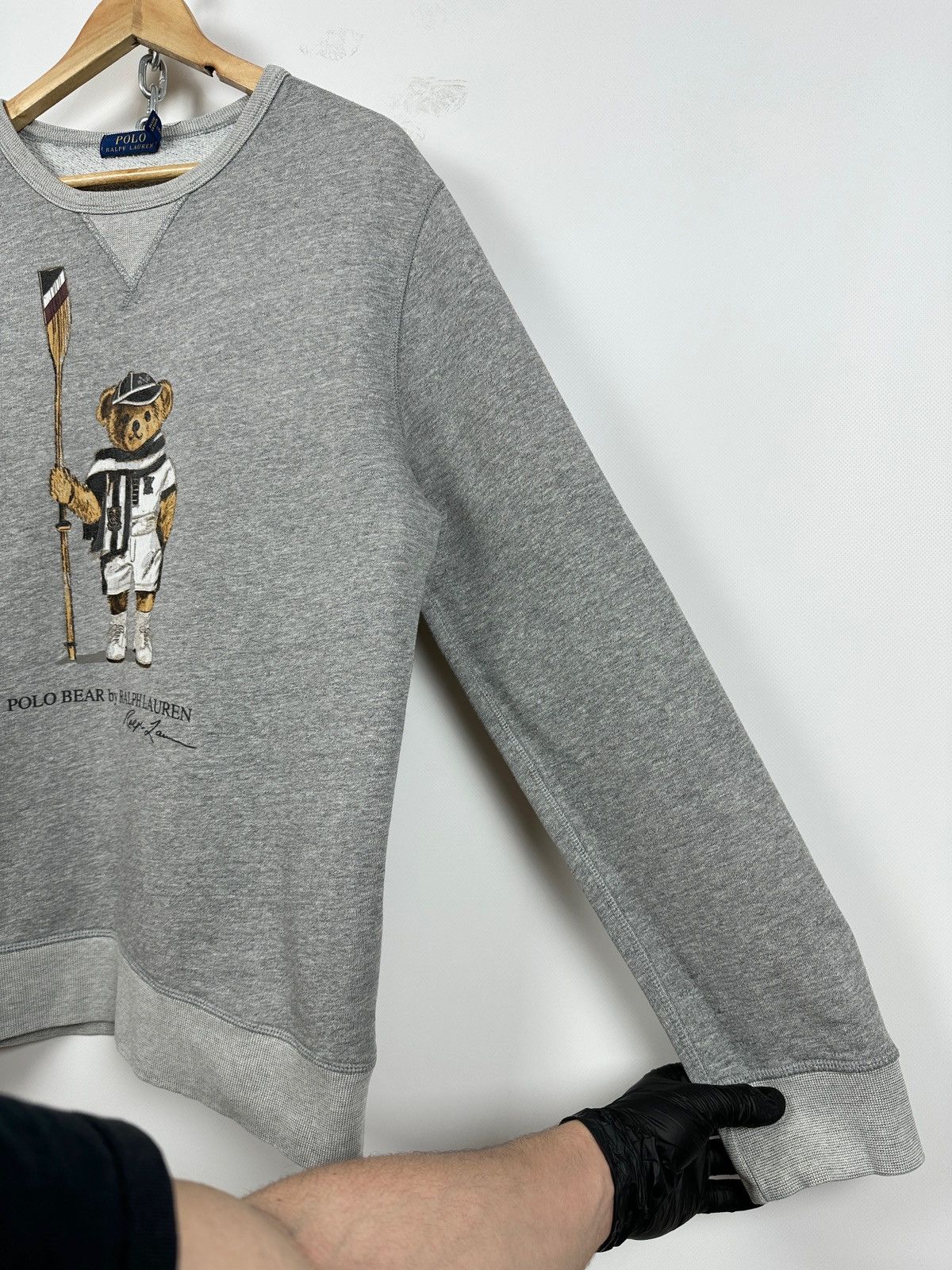 Polo Ralph Lauren Polo Bear by Ralph Lauren Grey Crewneck Sweatshirt Size US M / EU 48-50 / 2 - 14 Thumbnail