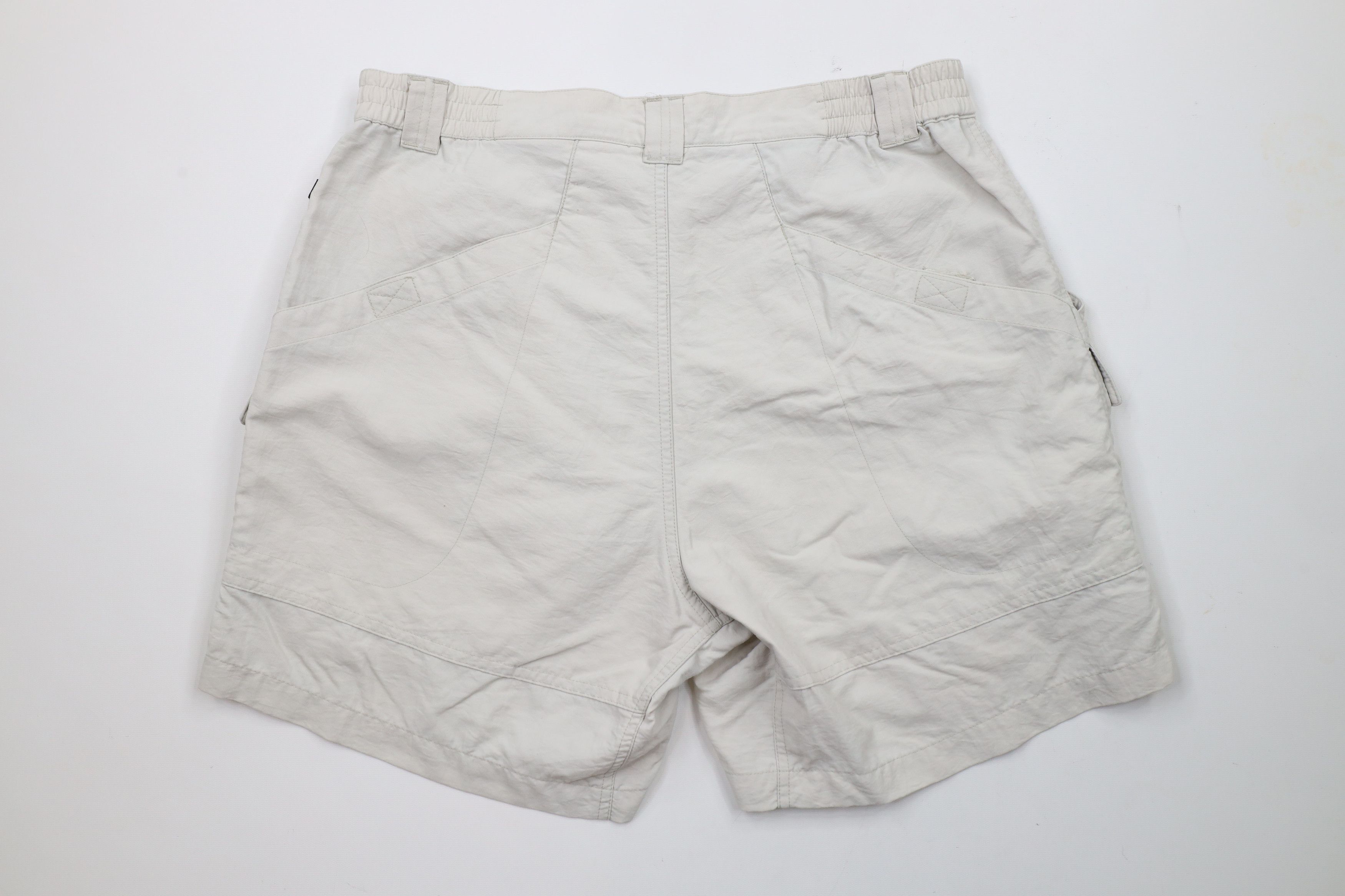 Columbia × Vintage Vintage 90s Columbia Above Knee Cargo Shorts Baggies Beige Size US 34 / EU 50 - 8 Thumbnail