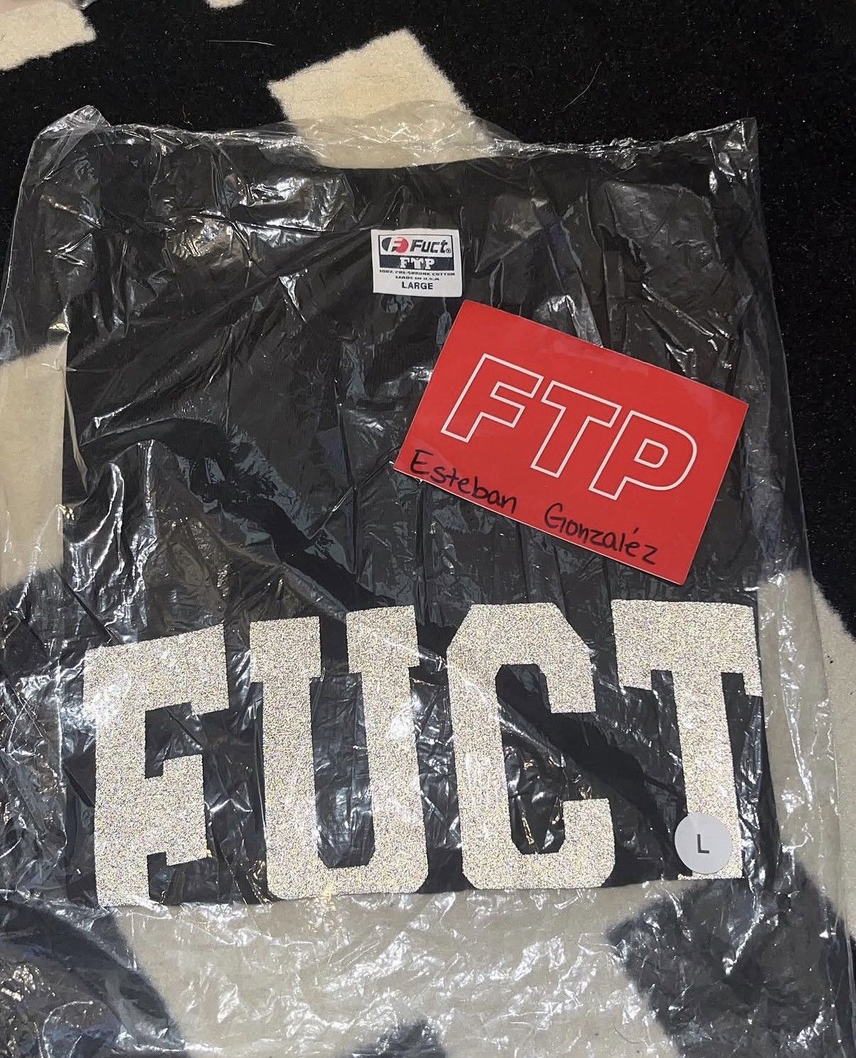 FUCT × Fuck The Population FUCT X FTP REFLECTIVE LOGO TEE Size US L / EU 52-54 / 3 - 1 Thumbnail