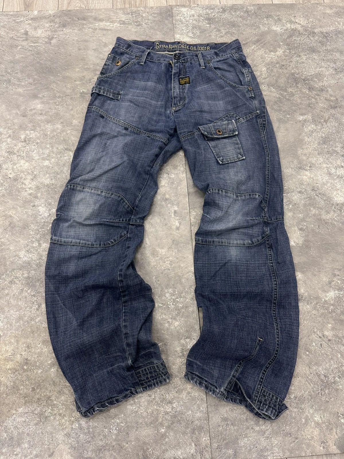 Hysteric Glamour G-Star Raw Vintage Y2K Baggy Jeans Size US 32 / EU 48 - 3 Thumbnail