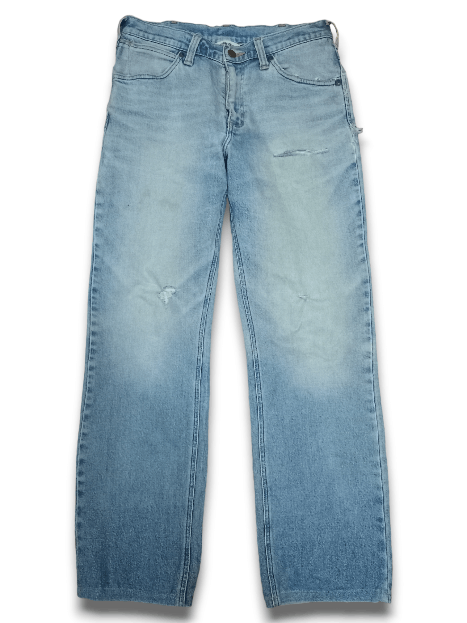 Wrangler Vintage Wrangler Light Wash Distressed Loose Jeans Size US 29 - 1 Thumbnail