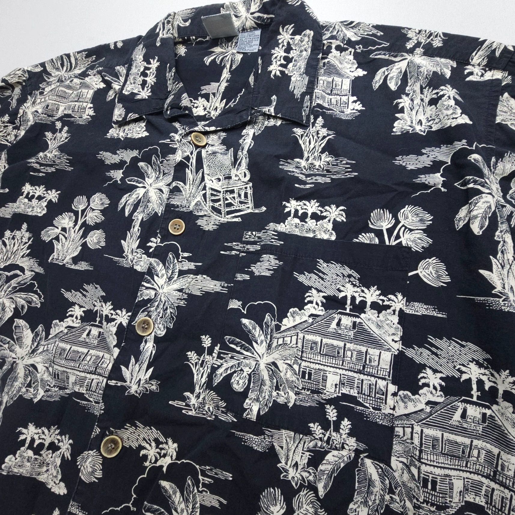 Ocean Pacific VINTAGE Ocean Pacific OP Sport Hawaiian Shirt Mens XL Floral Cotton Short Sleeve Button-Up Tropical 90s USA Mens Size US XL / EU 56 / 4 - 4 Thumbnail