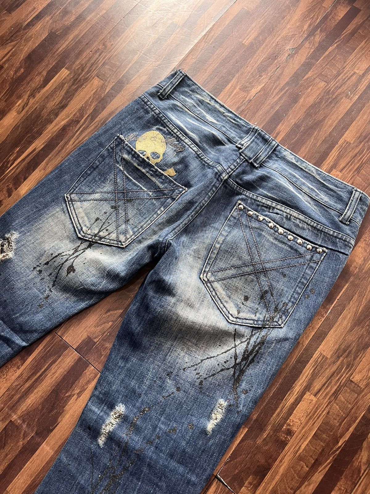 Vintage Japanese y2k GladNews Cut Bray Jeans Size US 31 - 9 Thumbnail