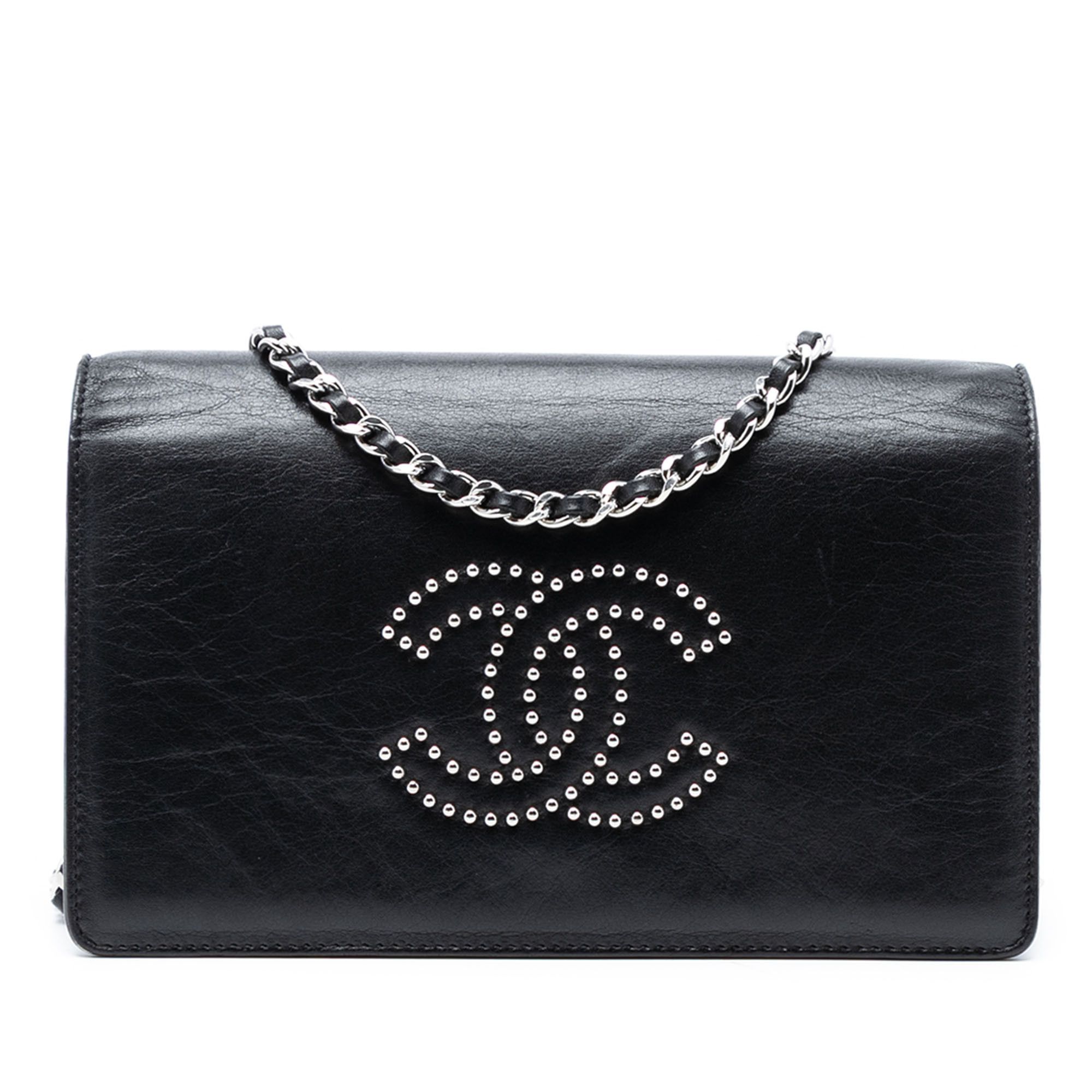 Chanel Chanel Studded Lambskin CC Wallet on Chain Size ONE SIZE - 1 Thumbnail