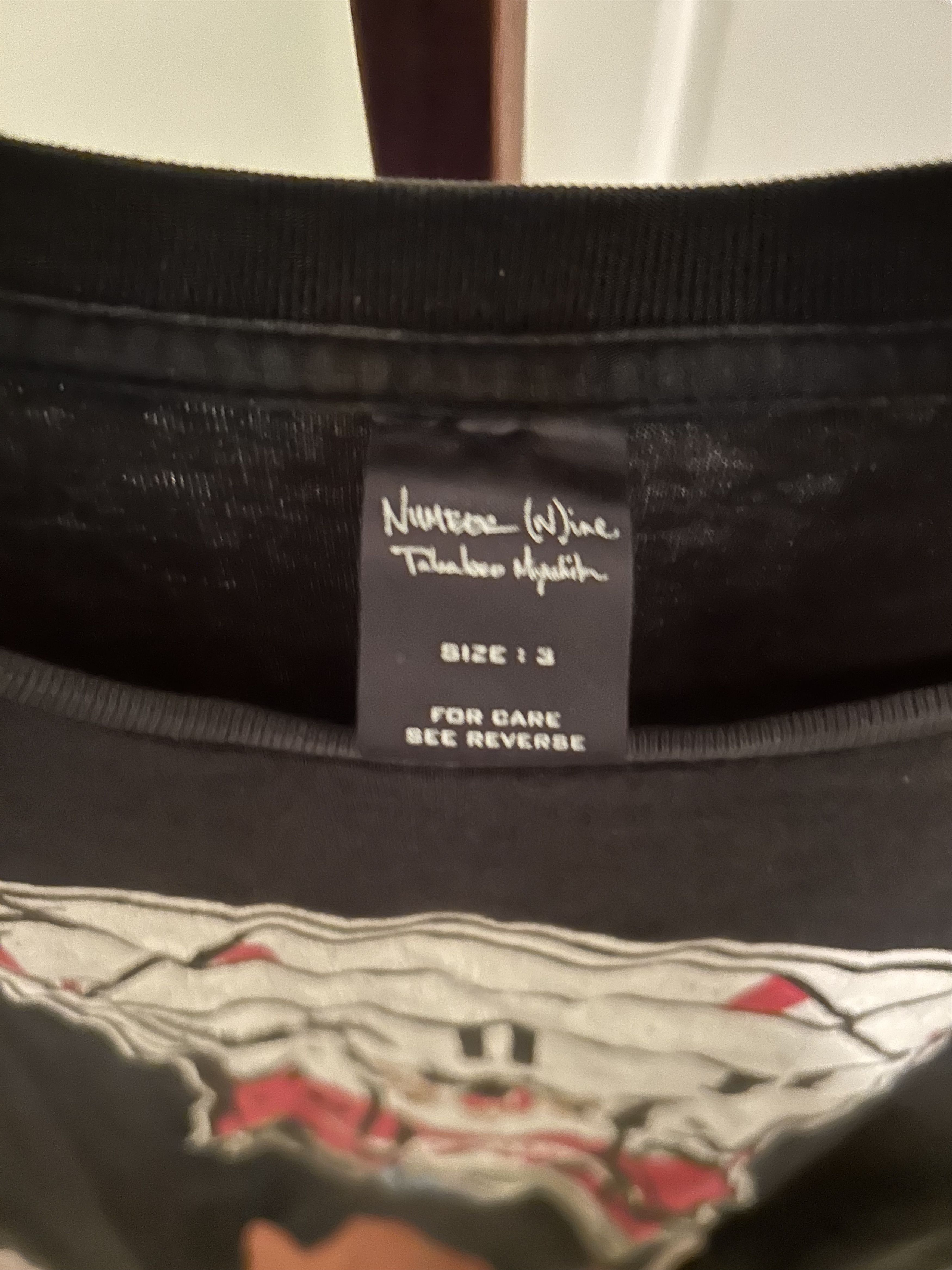 Number (N)ine Number (N)ine x Marlboro Cart Period T-shirt Black Size M Size US M / EU 48-50 / 2 - 2 Thumbnail