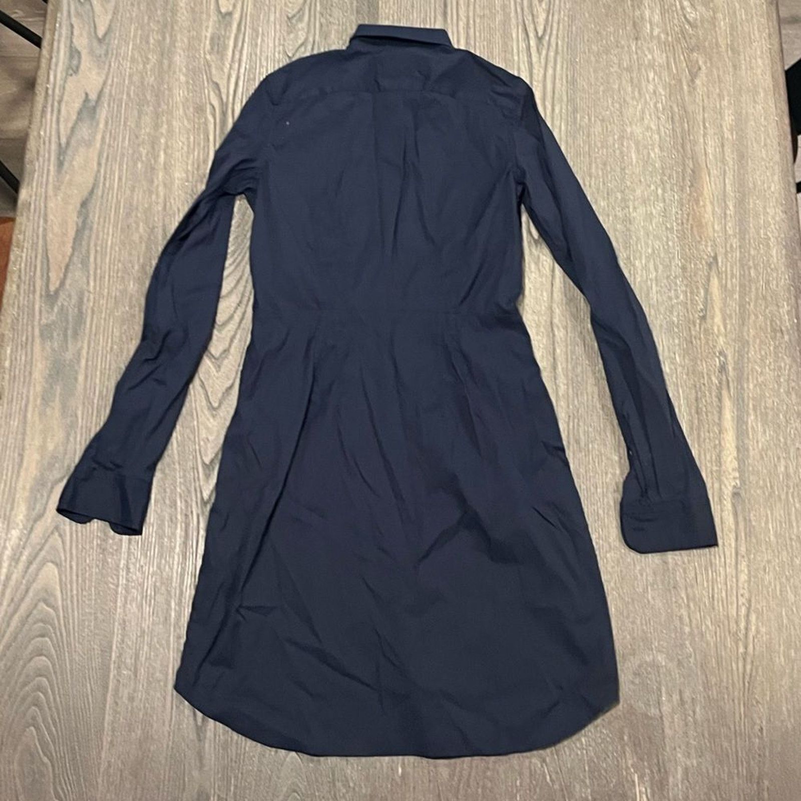 UNTUCKit UNTUCKit Marisol Navy Blue Collared Long Sleeve Dress Size 0 Size XS / US 0-2 / IT 36-38 - 5 Thumbnail