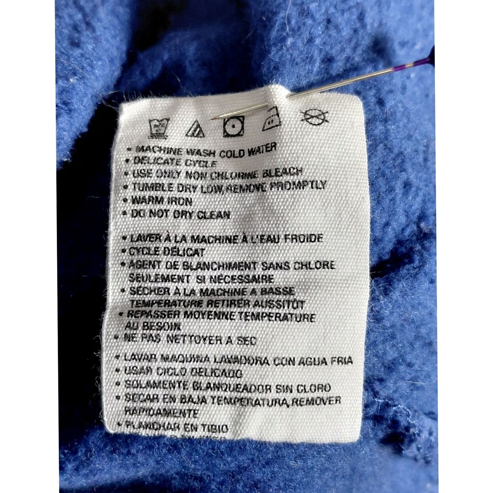 Vintage 5th & Ocean Mets Hoodie Blue Graphic Print Knit Men XL Cardigan Regular Cotton Blend Collared Men NY Mets 2015 Champions Size US XL / EU 56 / 4 - 6 Thumbnail