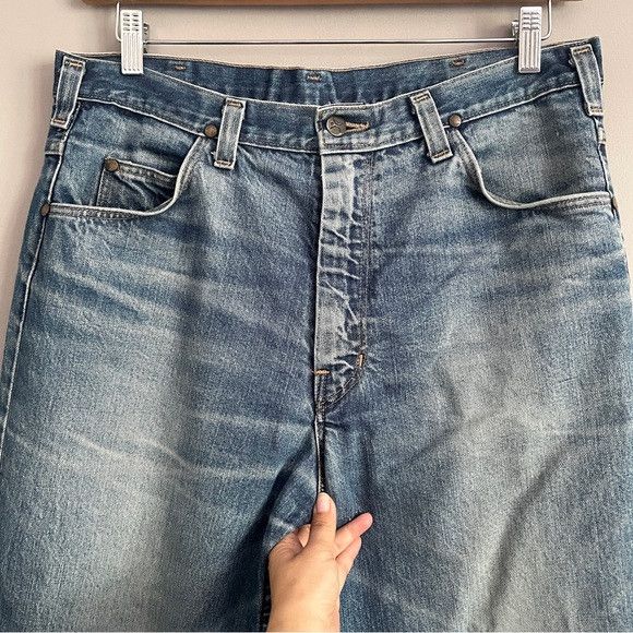 Vintage 70s Howick Riders Wider Straight Leg Jeans - 32 x 27" 🇨🇦 Size US 32 / EU 48 - 2 Thumbnail