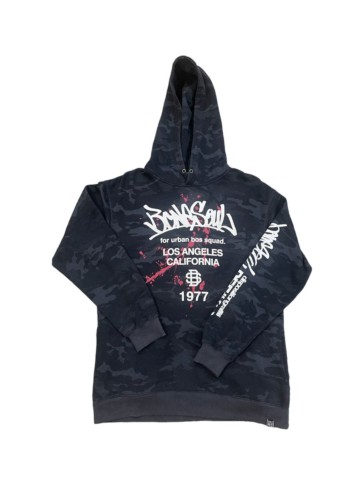 Japanese Brand × Vintage VINTAGE B ONE SOUL BIG LOGO HOODIE DOUBLE SIDE POCKET Size US XL / EU 56 / 4 - 1 Thumbnail