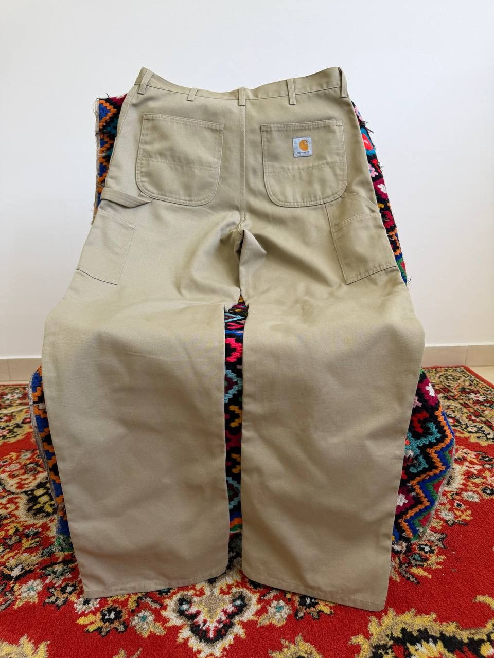 Carhartt Vintage 90s Carhartt Single Knee Work Pants Carpenter Jeans Size US 34 / EU 50 - 3 Thumbnail