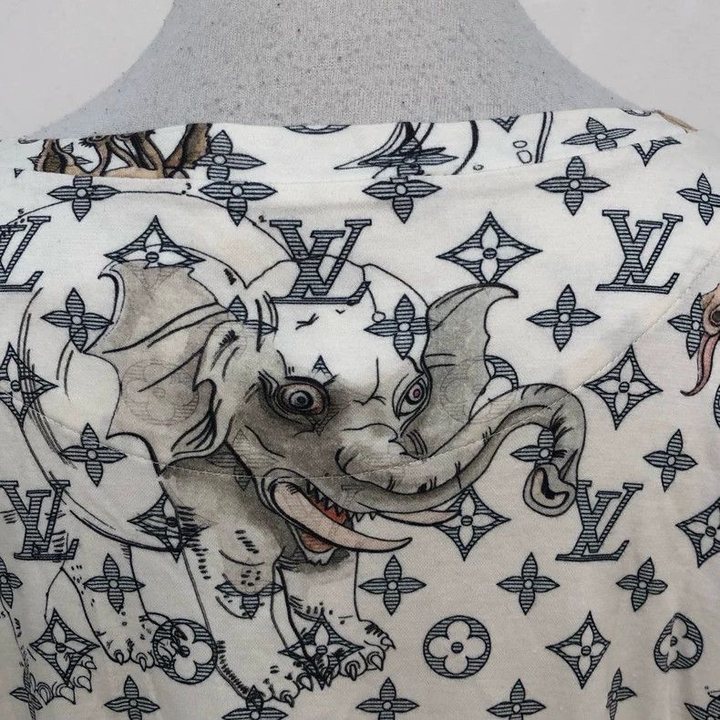 Louis Vuitton Louis Vuitton Zoo full print short sleeve Size US XXL / EU 58 / 5 - 5 Thumbnail