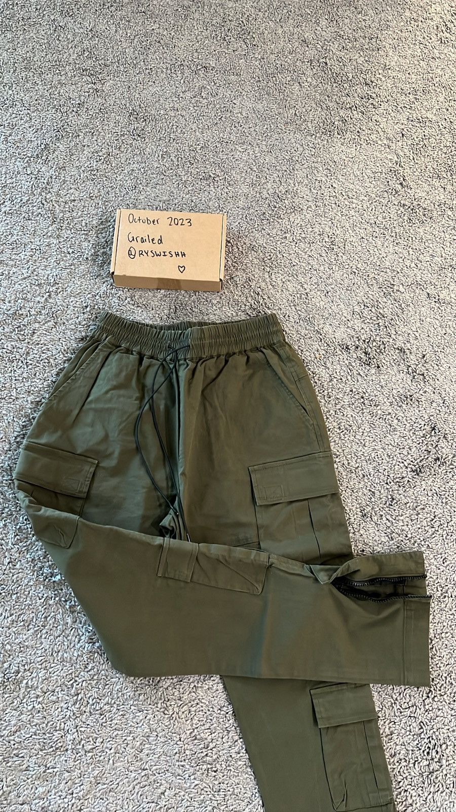 Richie Le Collection Richie Le Cargo Pants Size US 30 / EU 46 - 2 Thumbnail