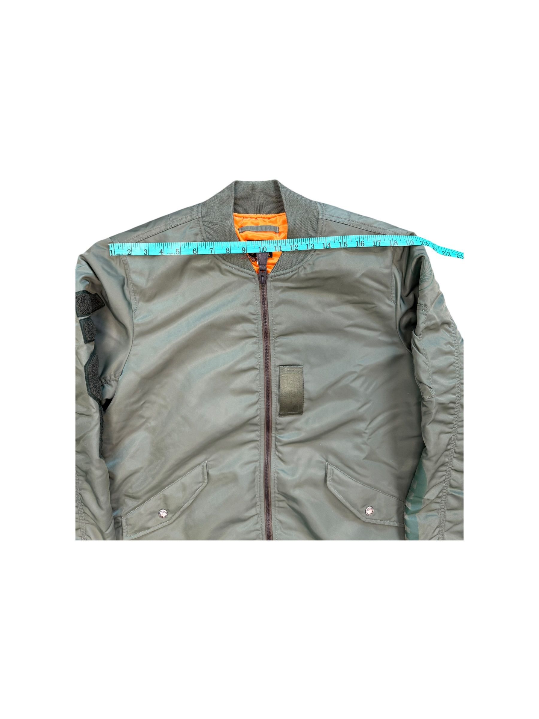 Bape BAPE Back Shark MA1 Bomber Jacket Olive Size US L / EU 52-54 / 3 - 7 Thumbnail