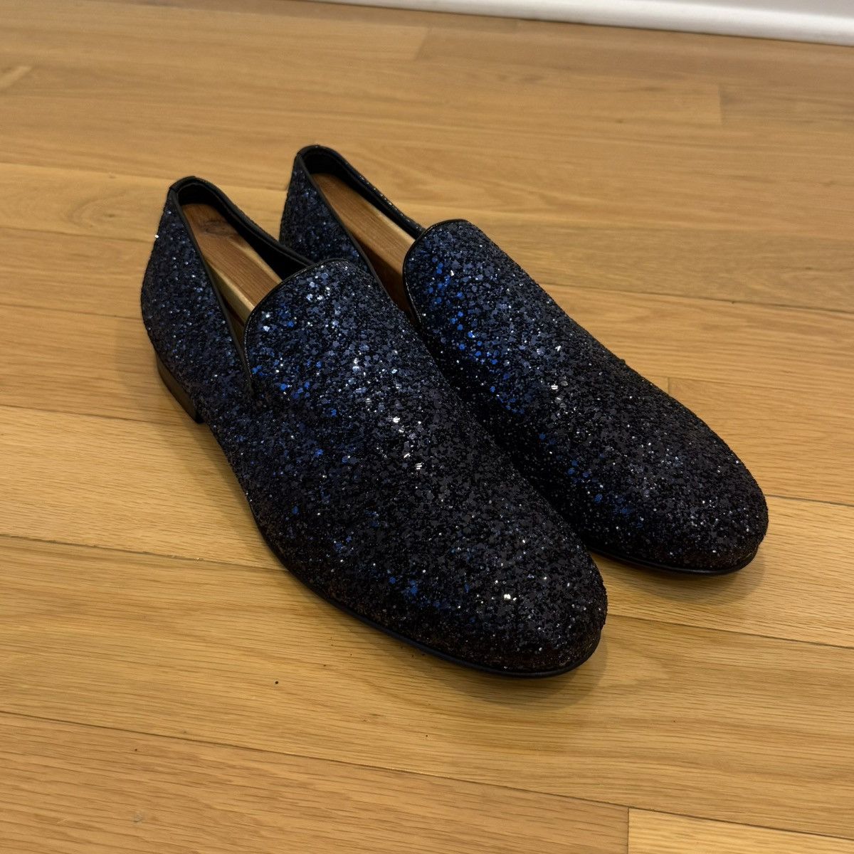 Jimmy Choo Jimmy Choo Sloane Course Glitter Degrade Loafers US 9 Size US 9 / EU 42 - 11 Thumbnail