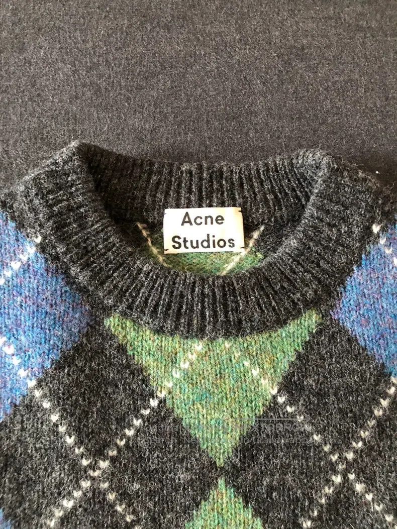 Acne Studios Acne Studios Gingham Knit Sweater Size US M / EU 48-50 / 2 - 3 Thumbnail