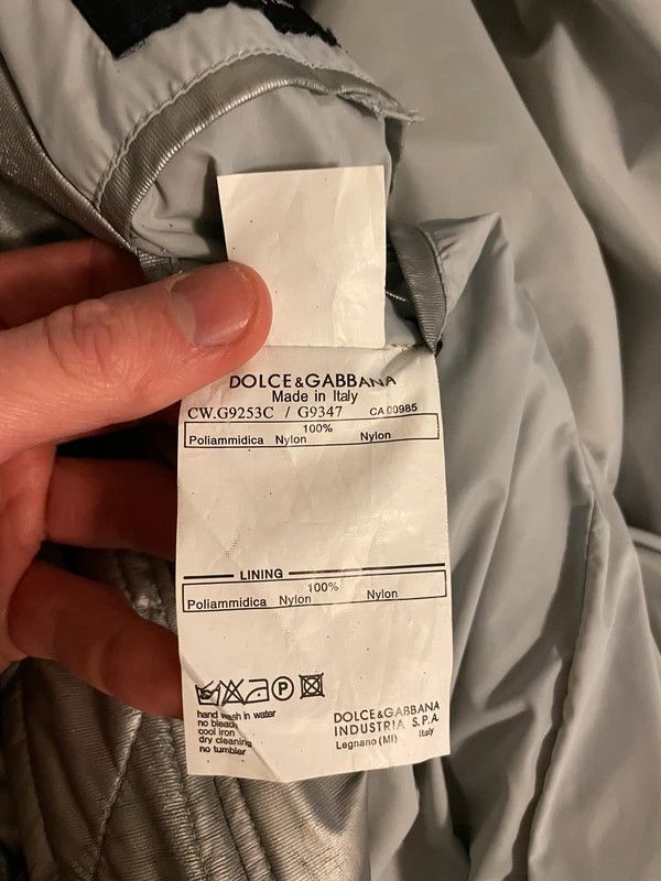 Dolce & Gabbana Dolce & Gabbana Silver Winter Jacket Size US XL / EU 56 / 4 - 13 Thumbnail