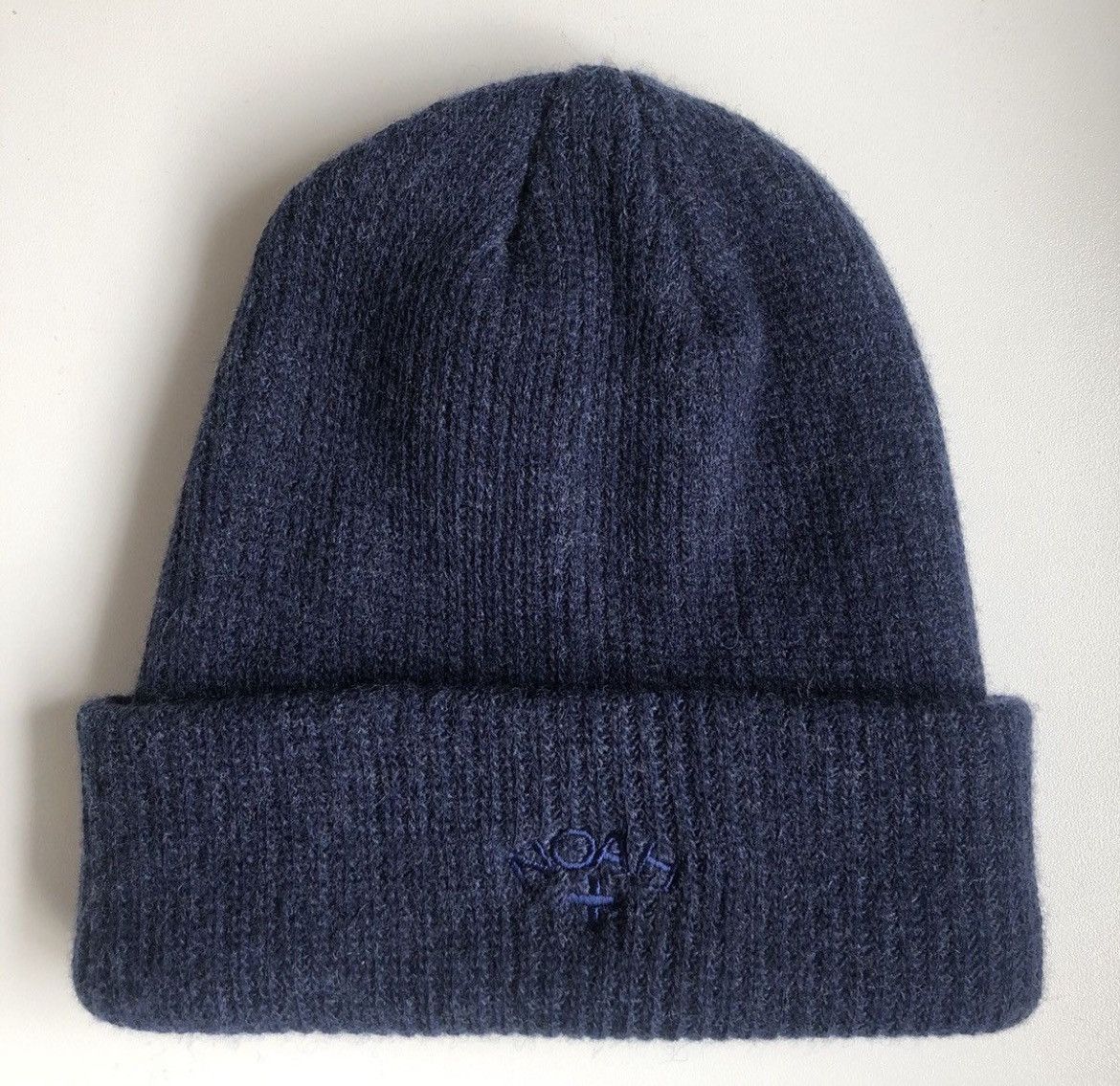 Noah Noah Cashmere/Merino beanie NAVY Size ONE SIZE - 1 Thumbnail