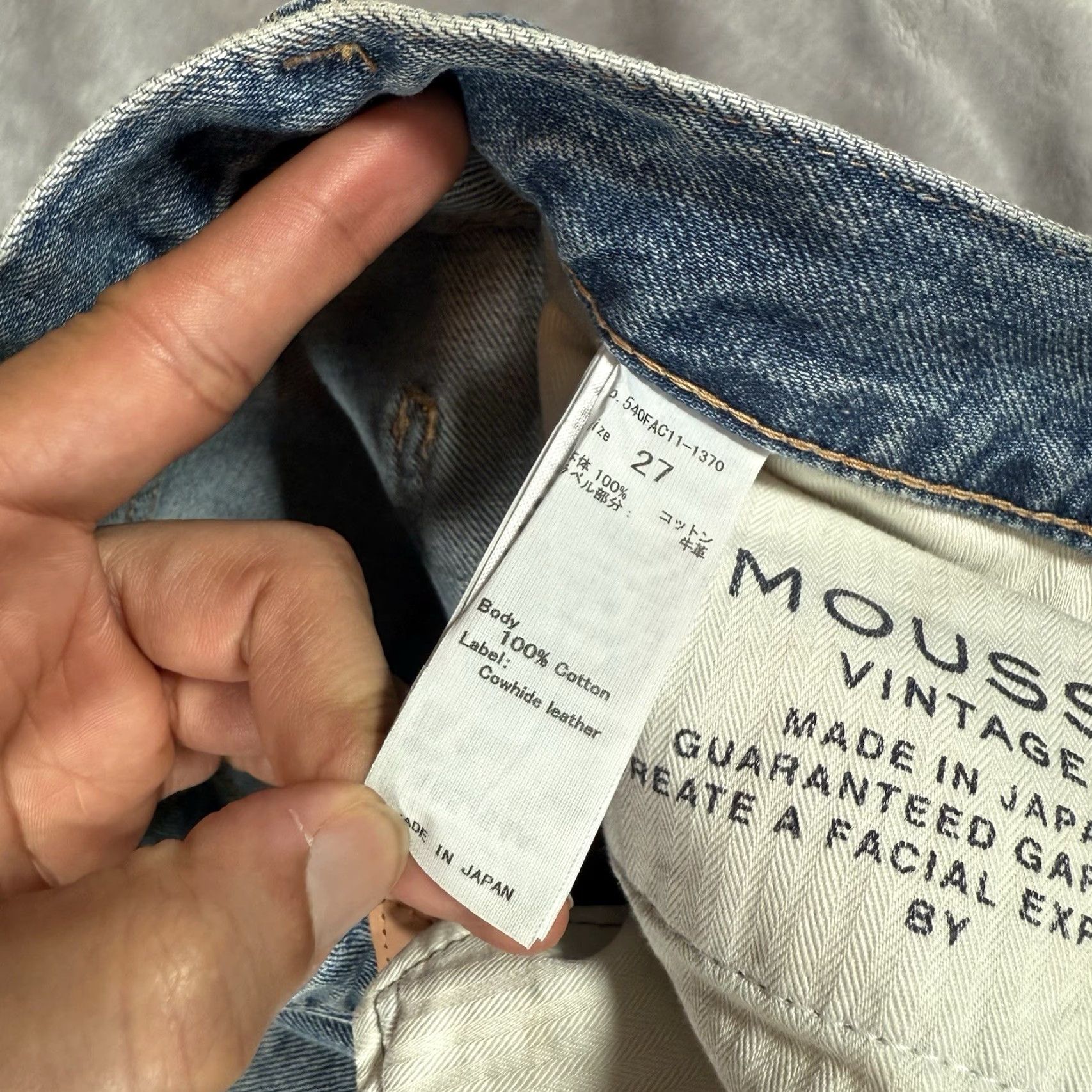 MOUSSY Moussy Vintage Jeans Women Size 27 Slim Fit Distressed Blue Denim Made in Japan Size 27" / US 4 / IT 40 - 6 Thumbnail