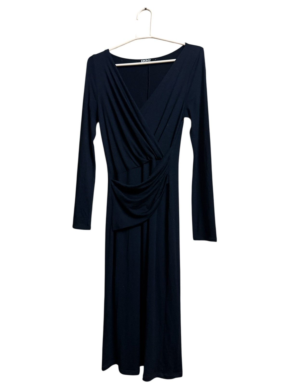DKNY DKNY Long Sleeve Maxi Dress Black Colour Size M / US 6-8 / IT 42-44 - 4 Thumbnail