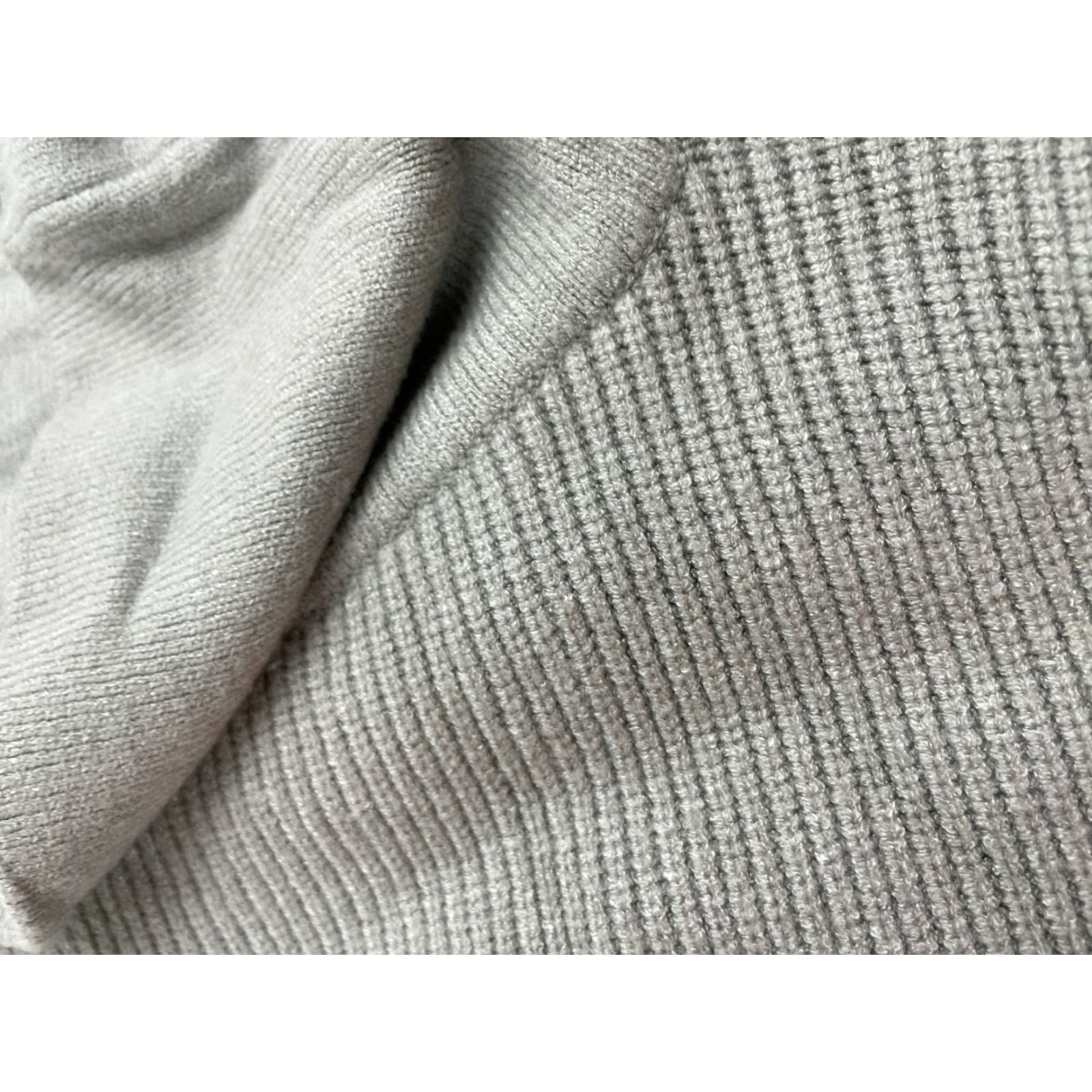 Vintage Devotion by Cyrus Sweater Women's Size Large Gray Pullover Ribbed Oversized NWT Size L / US 10 / IT 46 - 4 Thumbnail