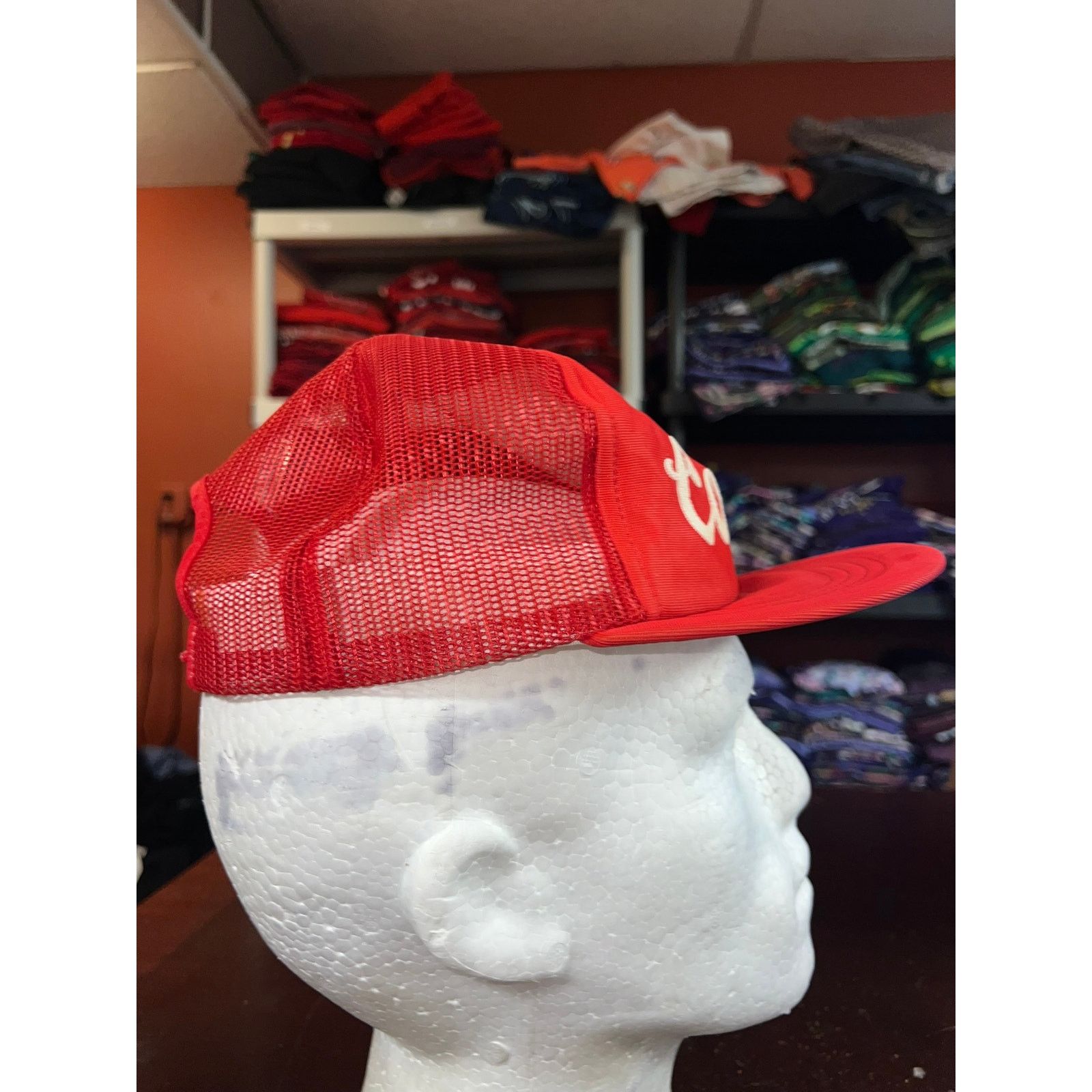 Vintage Vintage Coors Trucker Hat Red Logo Snapback Headwear Cap Size ONE SIZE - 6 Thumbnail