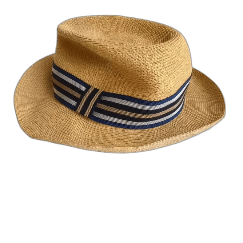Hermes Hermes Blue White Brown Stripe Fisherman Hat-yf Size ONE SIZE - 1 Thumbnail