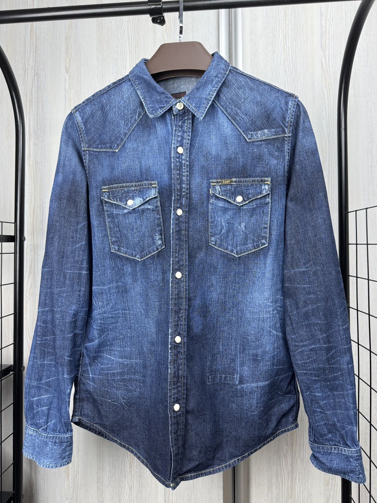 Lee Lee by Donwan Harrell Western Shirt PRPS long sleeve faded Size US M / EU 48-50 / 2 - 2 Thumbnail