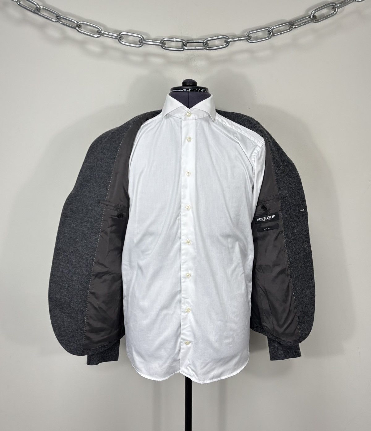 Neil Barrett Neil Barrett NWT Men’s 2-Buttons Wool Blend Blazer Jacket Size US S / EU 44-46 / 1 - 12 Thumbnail