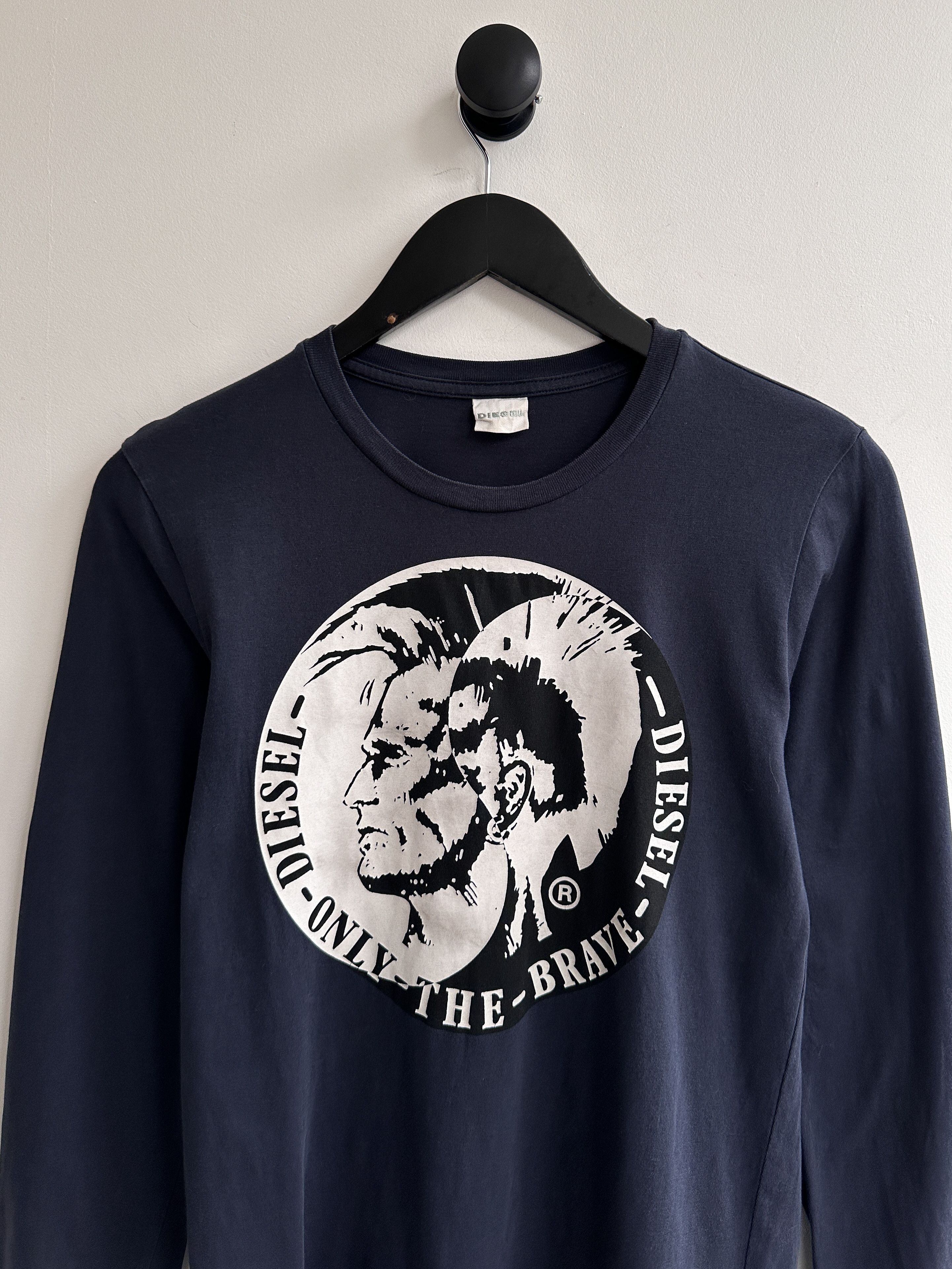 Diesel Diesel Logo Longsleeve Tee Size S / US 4 / IT 40 - 2 Thumbnail