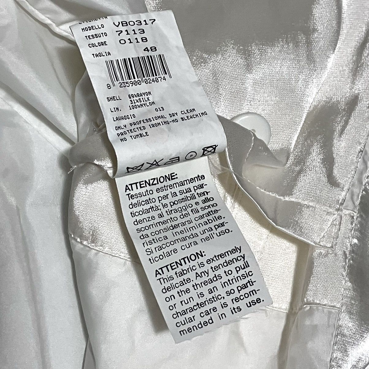 Emporio Armani Archive EMPORIO ARMANI Iridescent Silk/Rayon Manouter Jacket Size US M / EU 48-50 / 2 - 17 Thumbnail