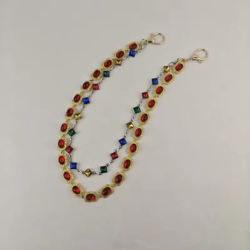 Other Multicolored Agate Pants Chain Bohemia Waist Pants Chain Size ONE SIZE - 4 Thumbnail
