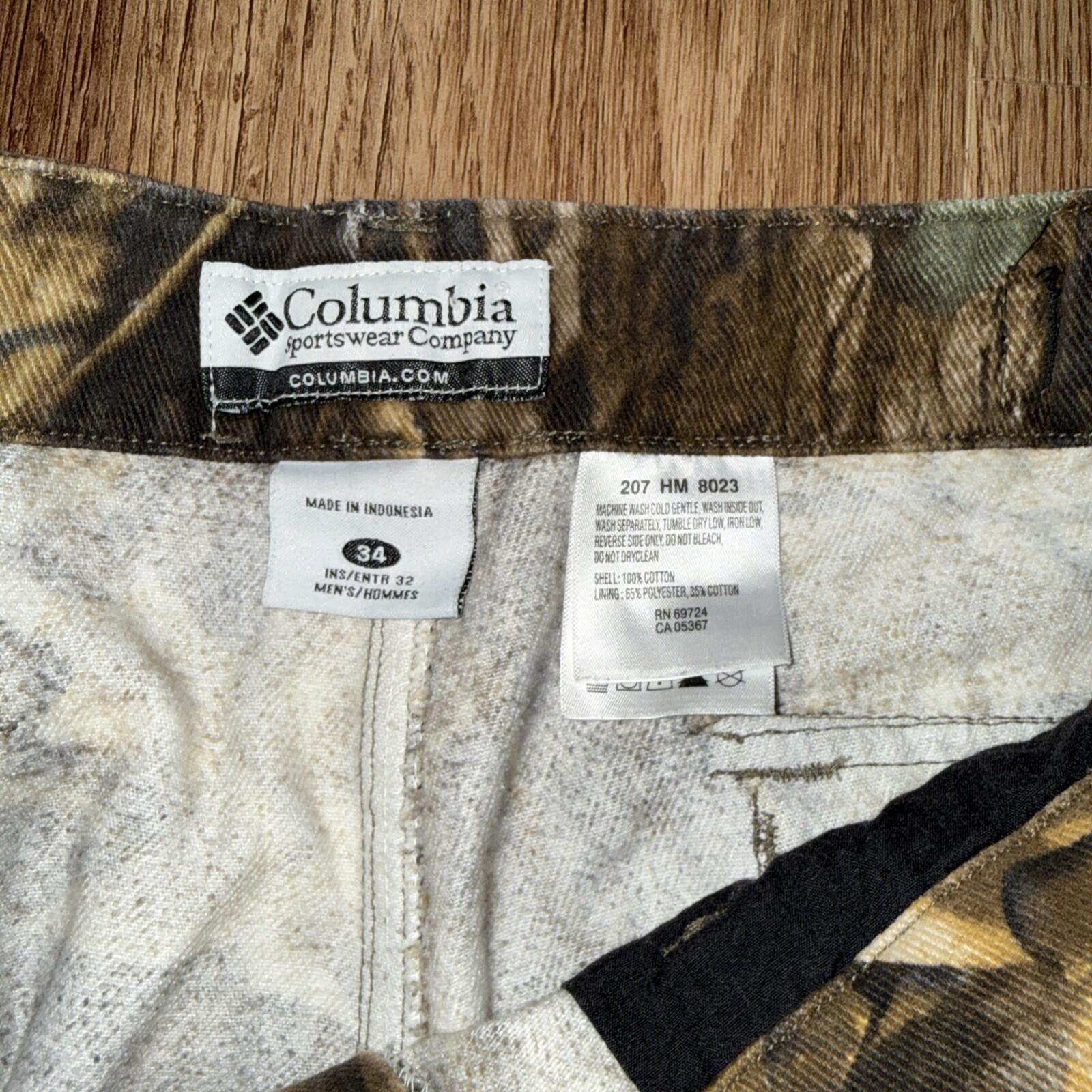 Columbia Columbia Mens 34 Heavy Thick Cargo Pants Hunting Camo Size US 34 / EU 50 - 5 Thumbnail