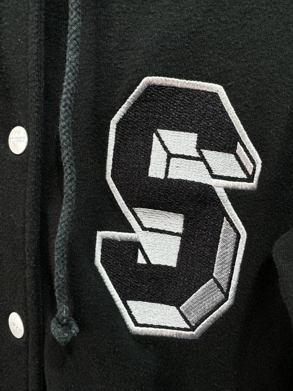 Stussy STUSSY World Tour Varsity Snap Button Hoodie Jacket Size S / US 4 / IT 40 - 3 Thumbnail