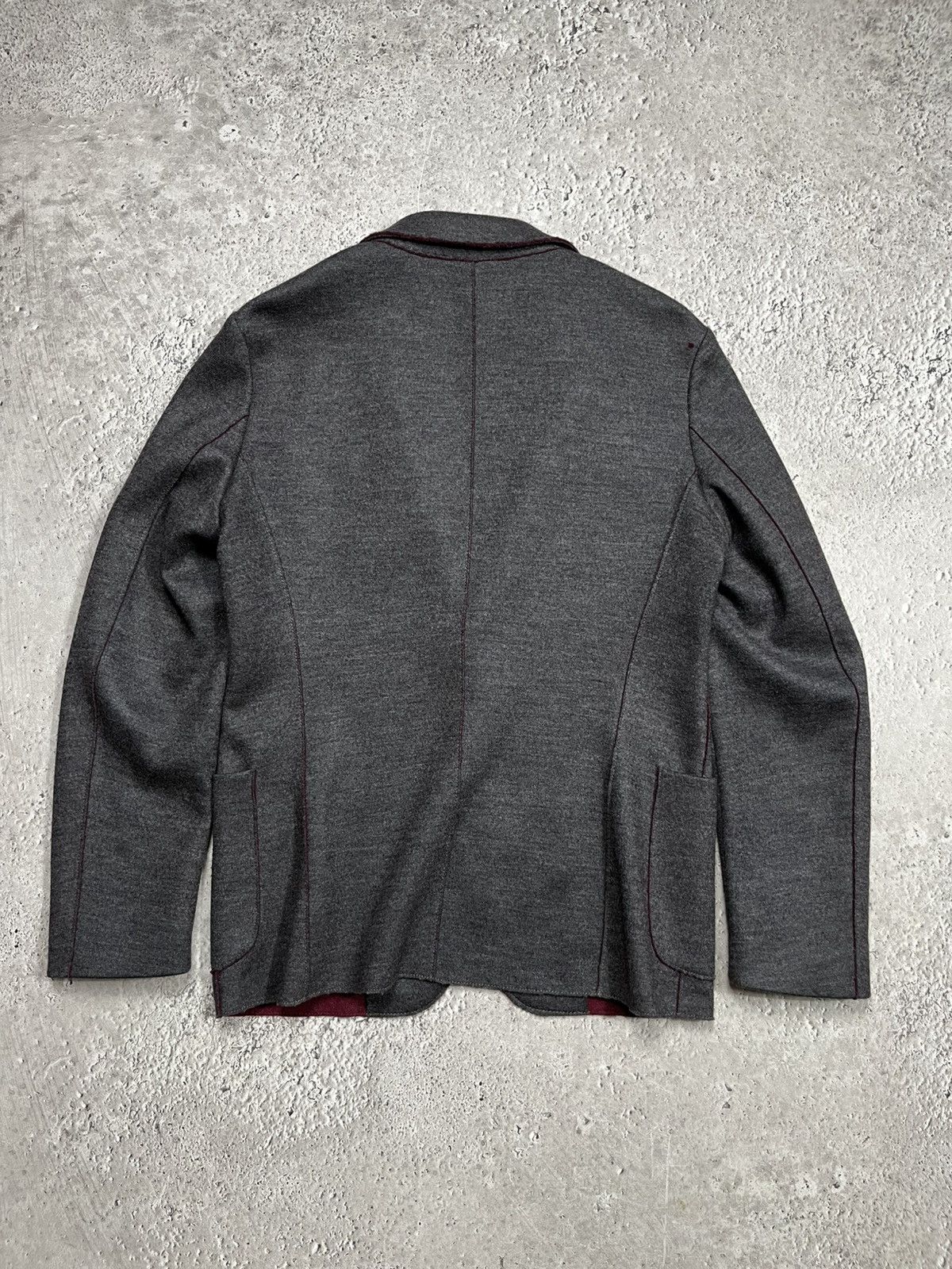 Armani Collezioni Armani Collezioni Men’s Wool Blend Grey Blazer Jacket Size US M / EU 48-50 / 2 - 13 Thumbnail