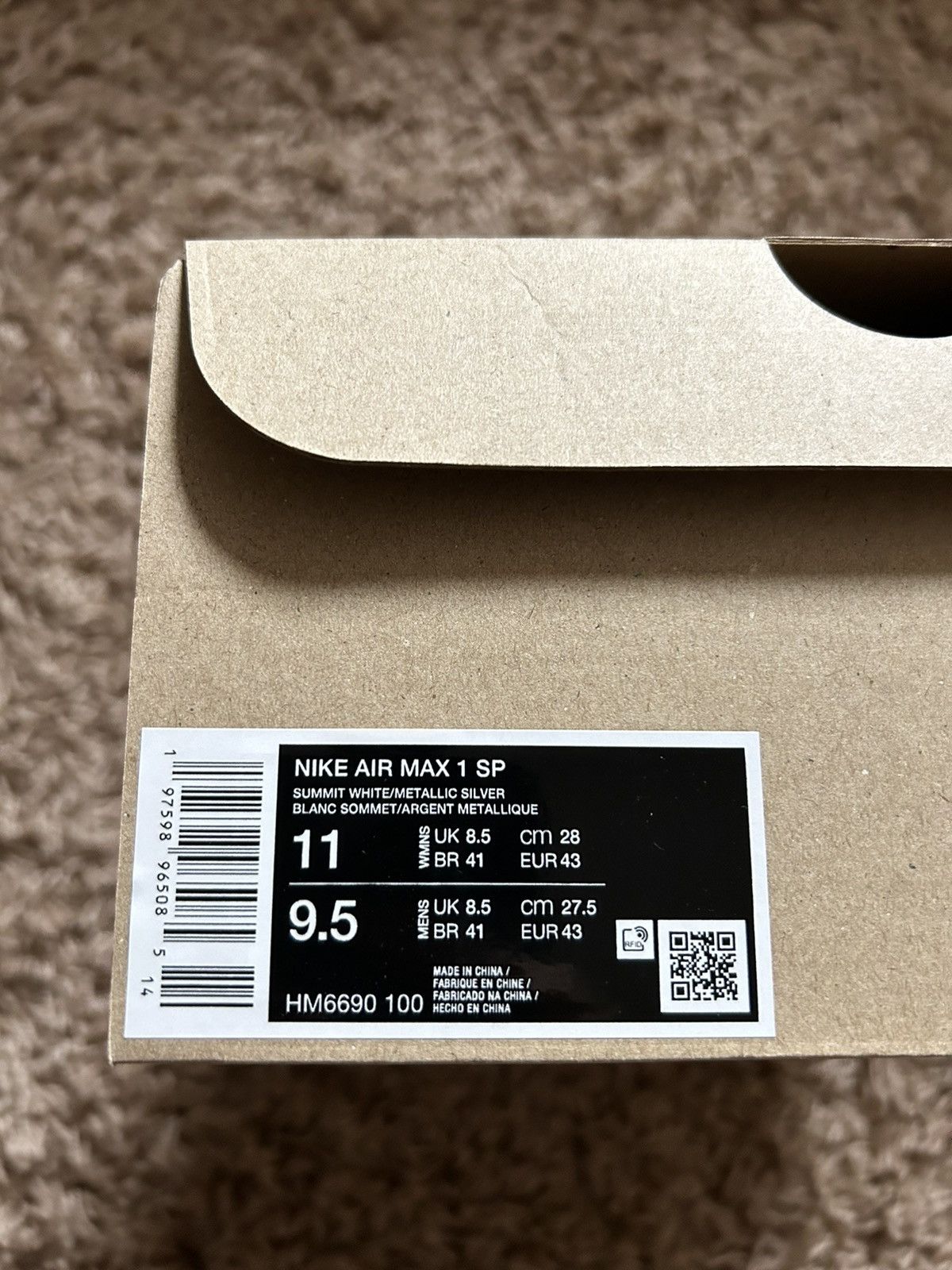 Jacquemus × Nike Nike x Jacquemus Air Max 1 ‘86 Size US 9.5 / EU 42-43 - 9 Thumbnail