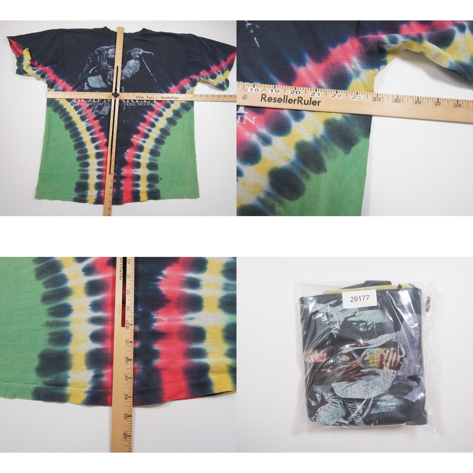 Vintage Vintage Bob Marley Shirt Zion Reggae Music Tee Rasta Single Stitch Mens XLarge Size US XL / EU 56 / 4 - 9 Thumbnail