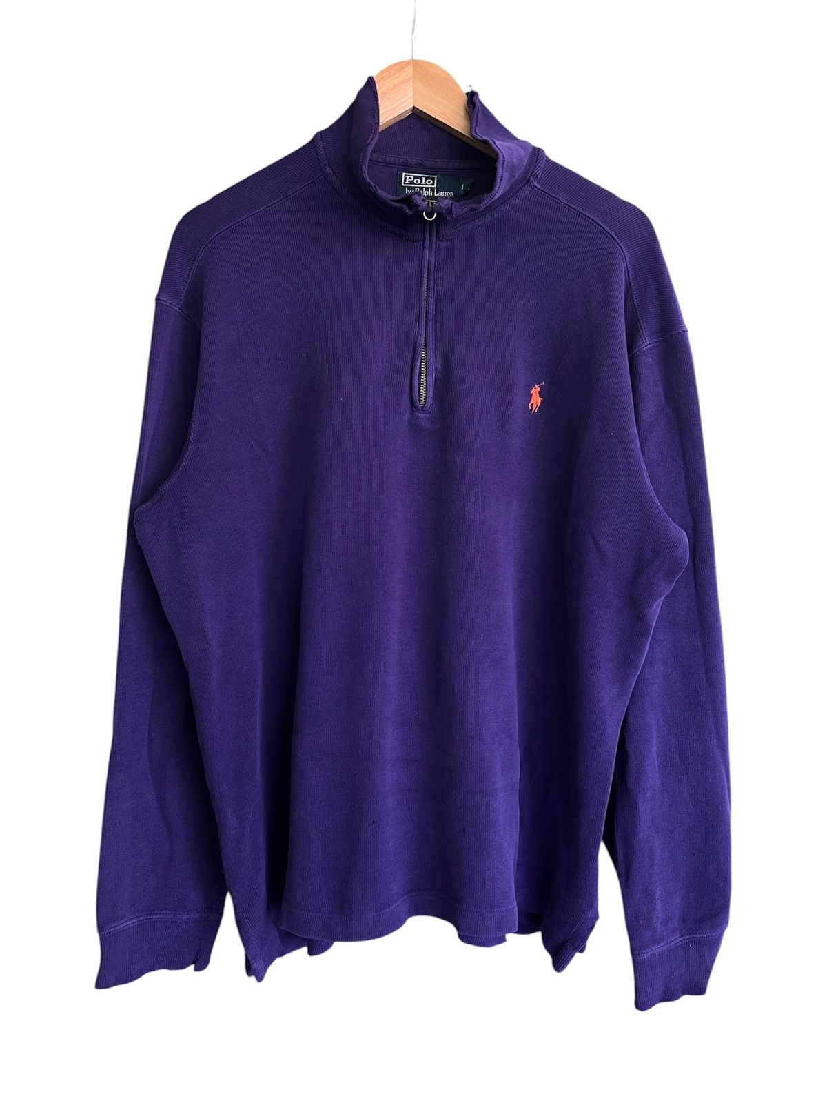 Polo Ralph Lauren Vintage Polo Ralph Luren quater zipper Size US XXL / EU 58 / 5 - 1 Thumbnail