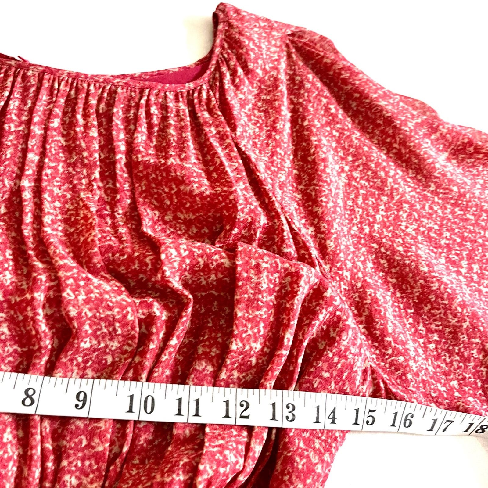 Rachel Zoe Rachel Zoe Olivia Silk Midi Dress Rust Orange size 10 Size L / US 10 / IT 46 - 7 Thumbnail