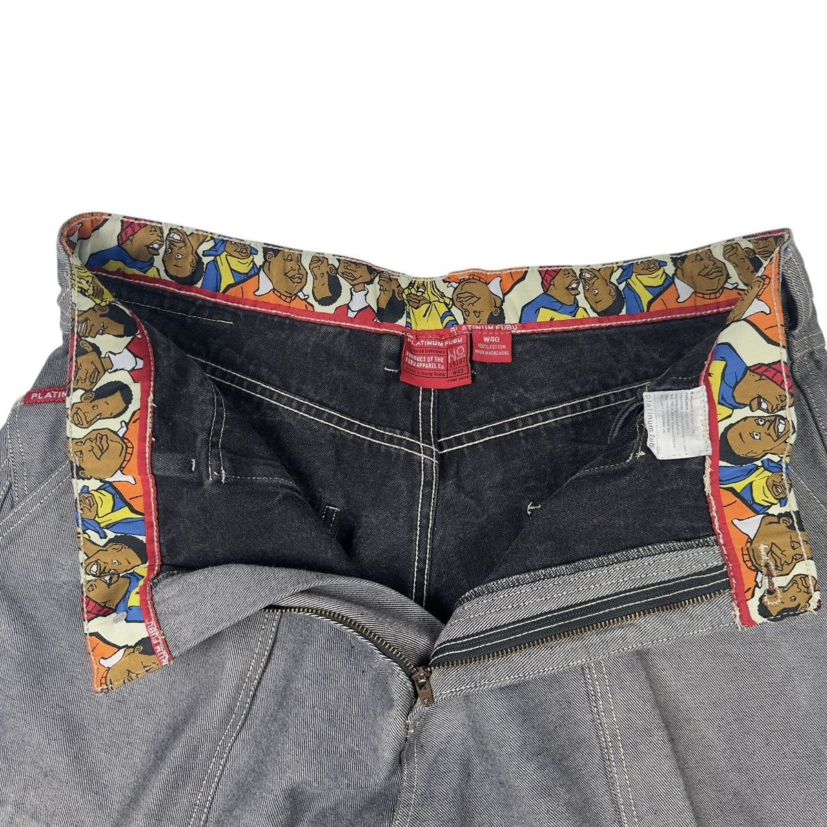 Fubu Vintage FUBU Platinum Fat Albert Carpenter Jeans 40x30 Y2K Size US 40 / EU 56 - 5 Thumbnail