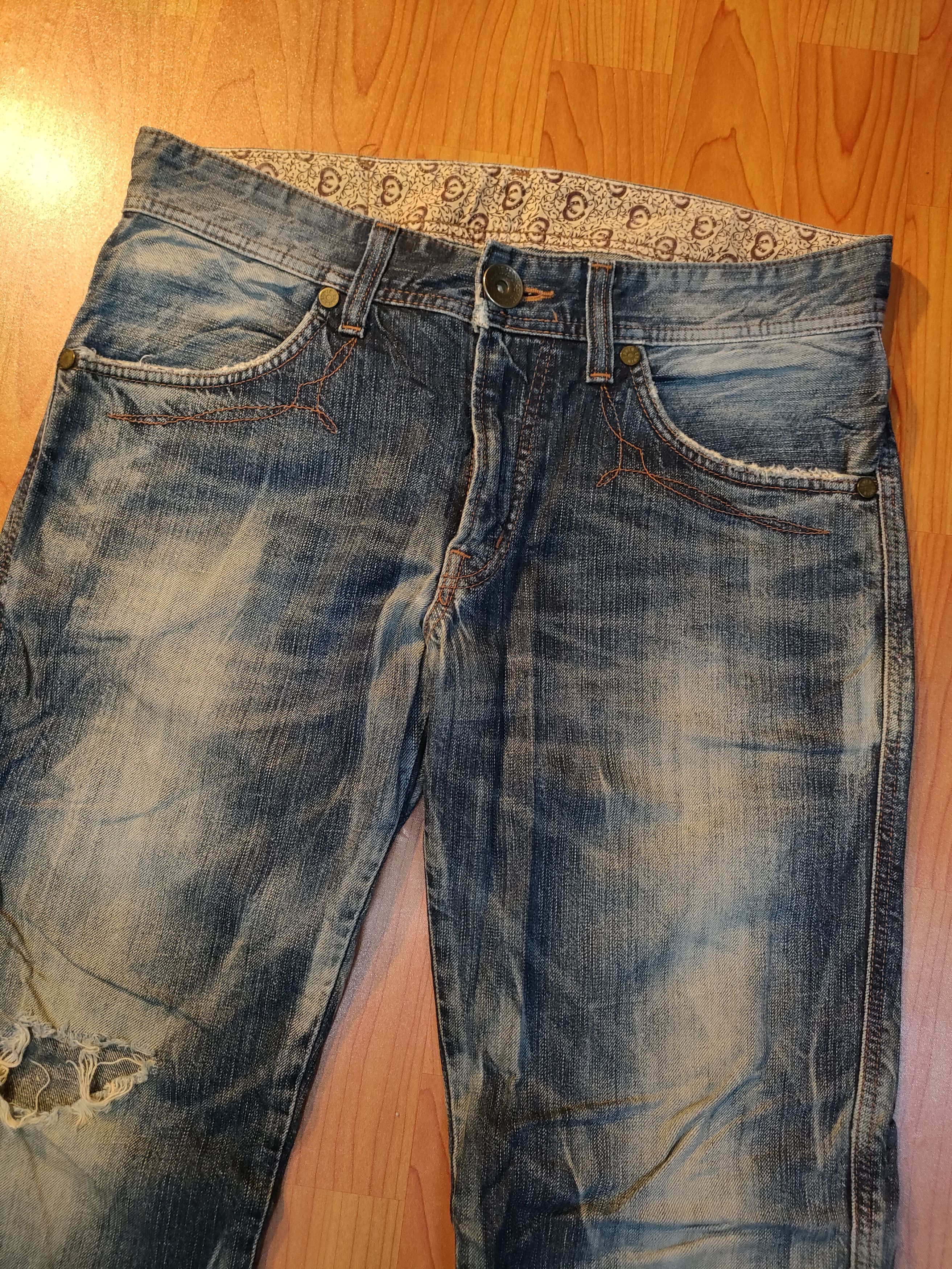 Edwin × If Six Was Nine × Japanese Brand Flare 🔥🔥 Distressed Edwin 503 Bluetrip Jeans Size US 34 / EU 50 - 6 Thumbnail