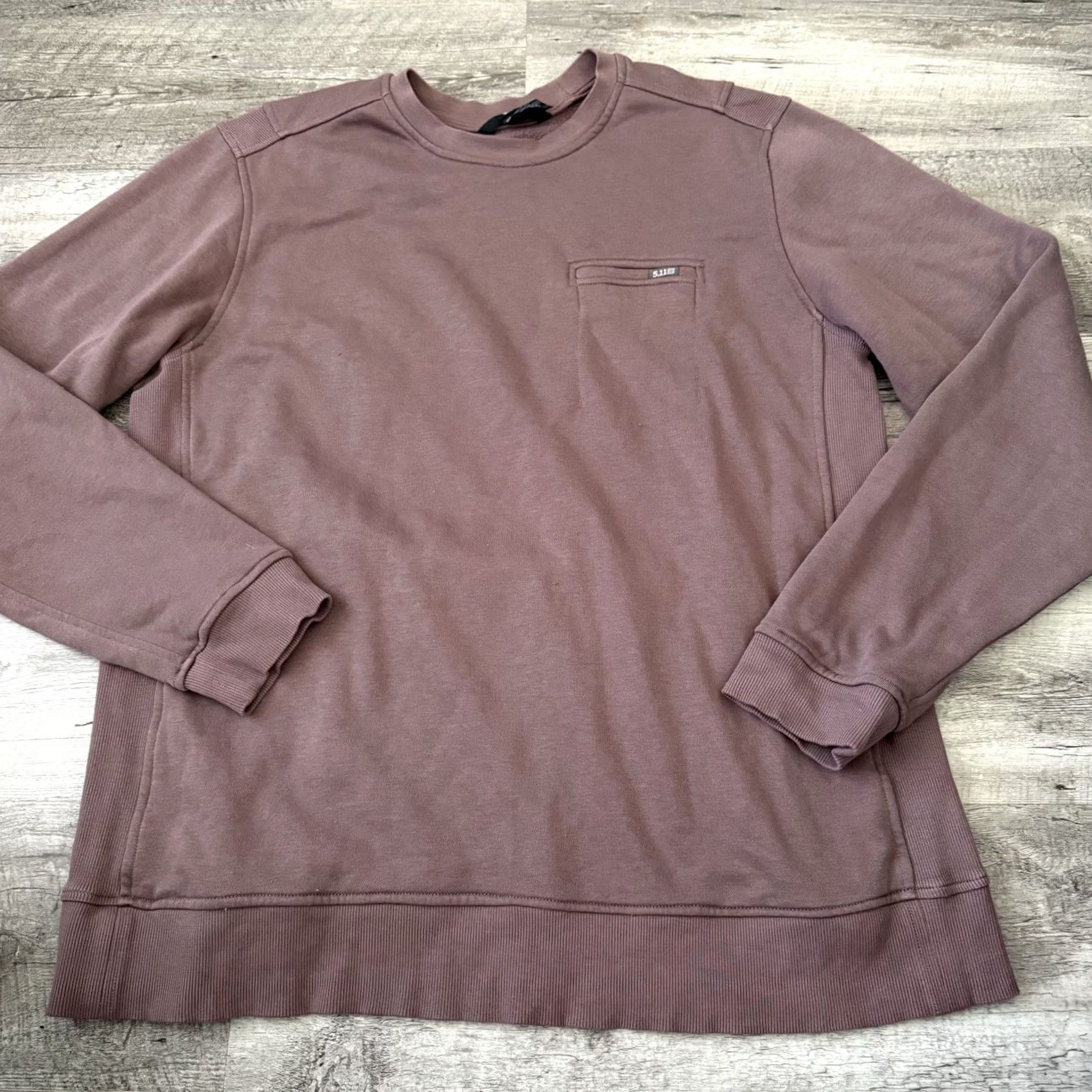 Vintage 5.11 Tactical Fleece Sweatshirt Mens XL Mauve Crewneck Pullover 72233 Size US XL / EU 56 / 4 - 7 Thumbnail
