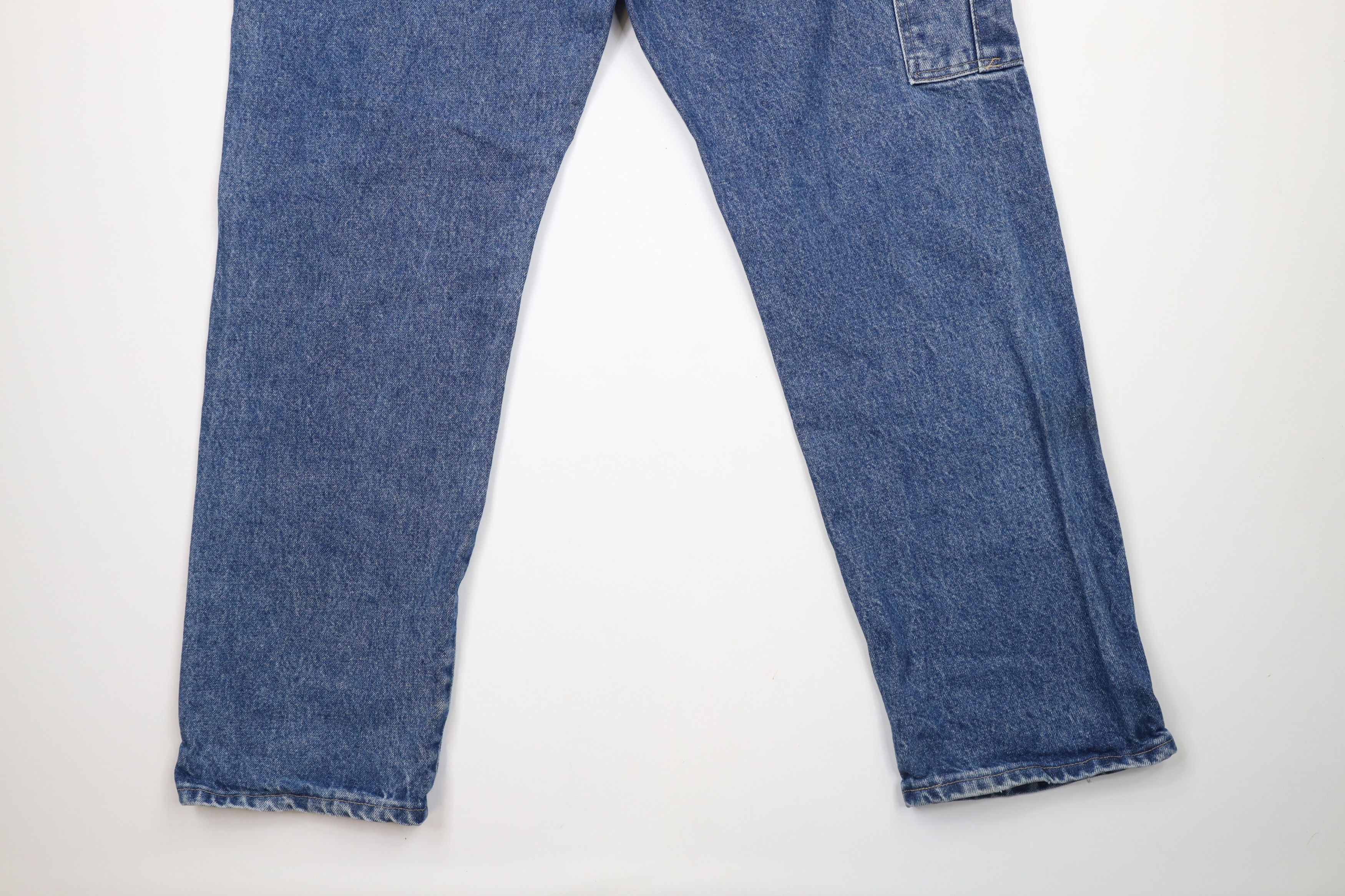 Vintage Vintage Bulwark FR Resistant Wide Leg Dungaree Denim Jeans Size US 38 / EU 54 - 13 Thumbnail
