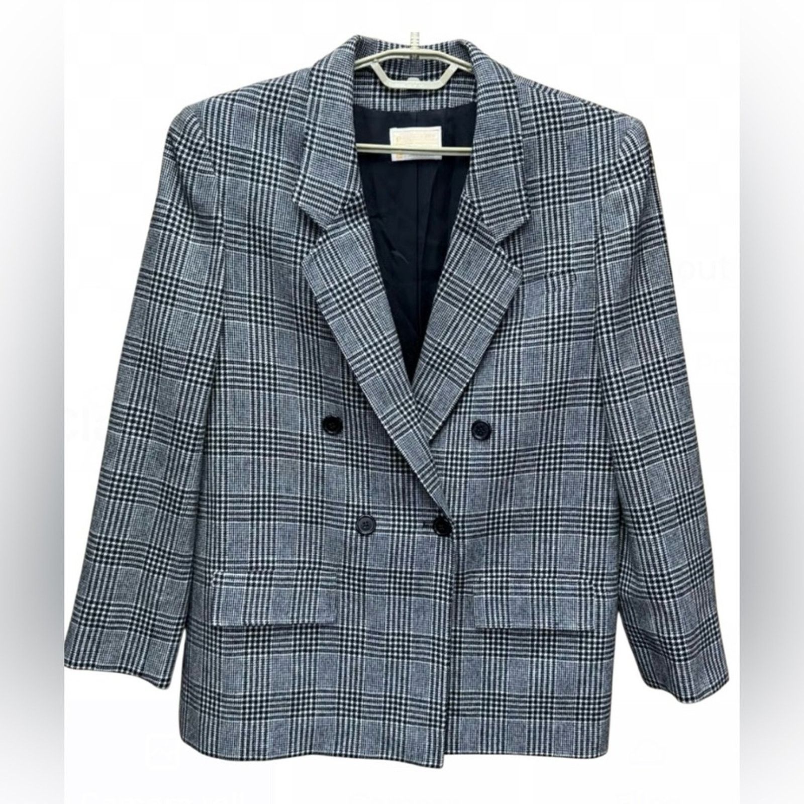 Pendleton Pendleton vintage plaid 100% virgin wool Blazer, size 10 Size L / US 10 / IT 46 - 1 Thumbnail
