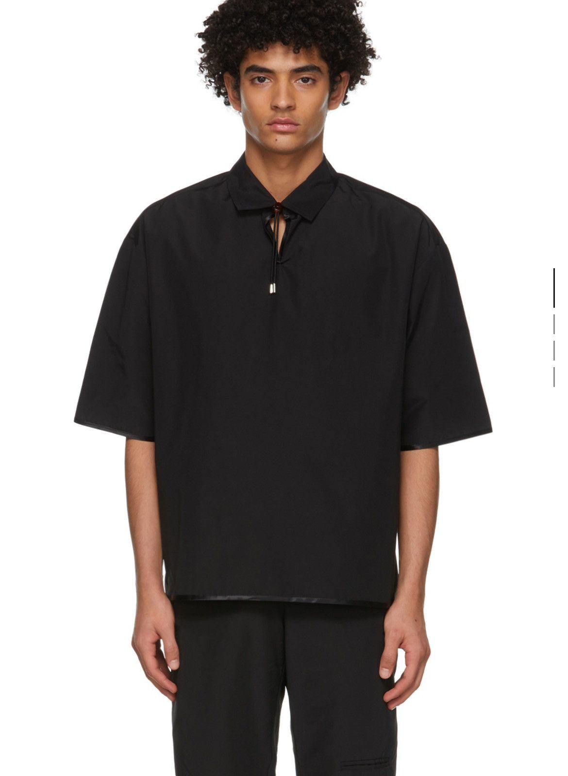 Other Boramy Viguier Black Drawstring Polo Size US M / EU 48-50 / 2 - 5 Thumbnail