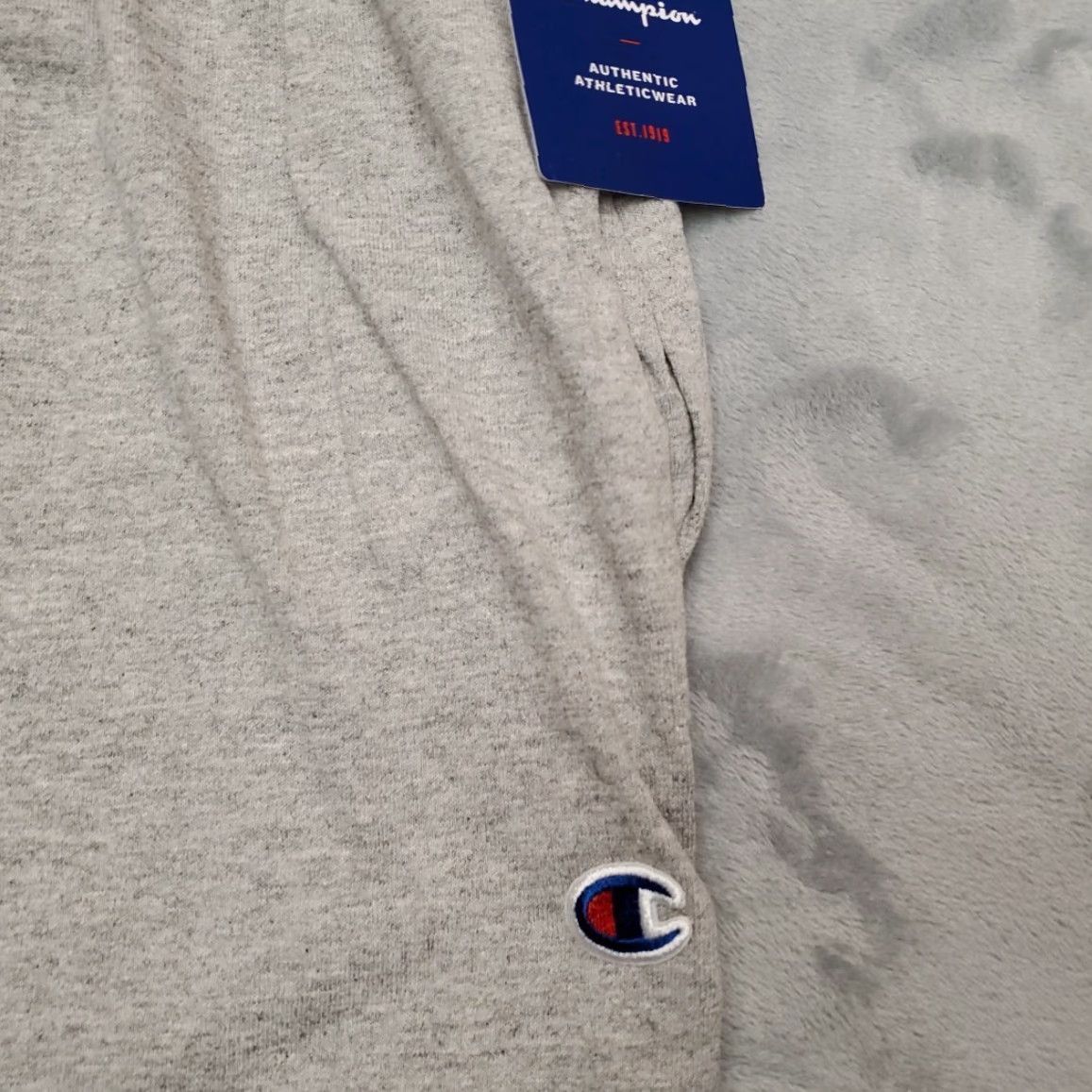 Champion Champion Pants Mens Small Gray Draw String Elastic Waist Performance Run Size US 29 - 4 Thumbnail