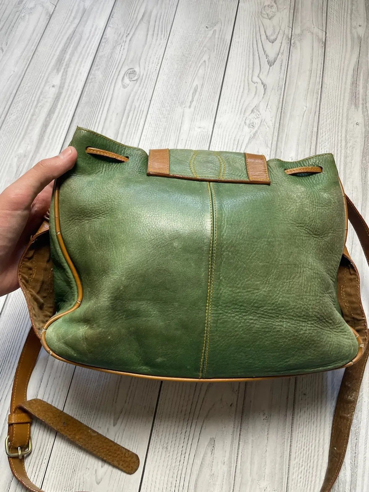 Yves Saint Laurent Vintage Yves Saint Laurent bag 80s green crossbody rare Size ONE SIZE - 4 Thumbnail