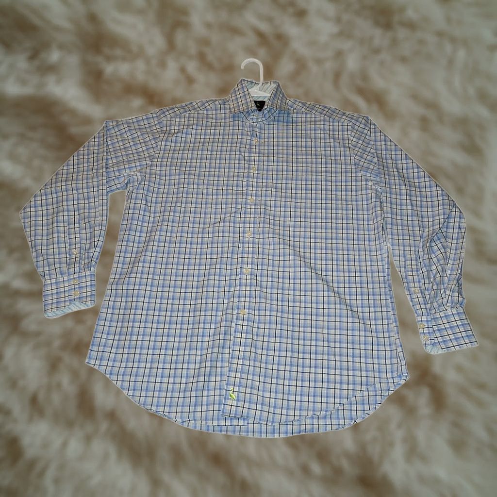 Tailorbyrd Tailorbyrd Button Up Shirt Men's Large Blue Tartan Check Casual Long Sleeve Size US L / EU 52-54 / 3 - 1 Thumbnail